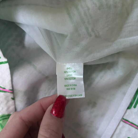 Lilly Pulitzer Just Add Mint Julep Skirt Size 4 Pink Green White Style 52577 - Picture 5 of 8